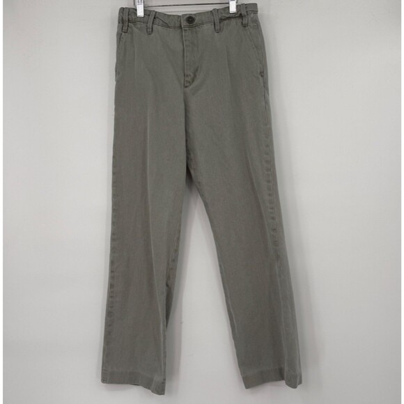 Zara Pants - ZARA Women's XS Cotton Trouser Pants Light Green Grunge Preppy